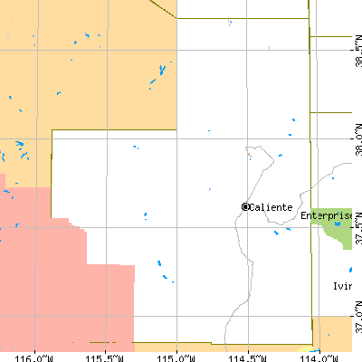 Lincoln County close-up map