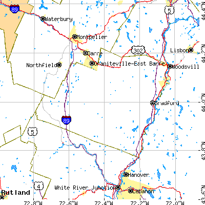 Orange County close-up map
