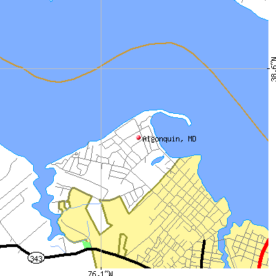 Algonquin map