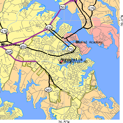 Annapolis map