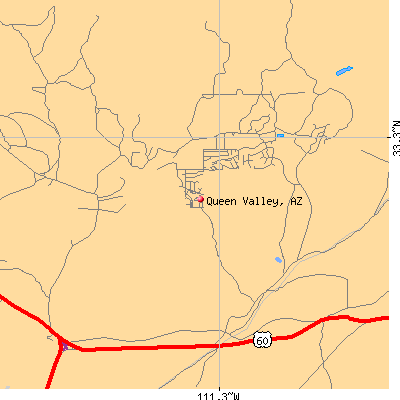 Queen Valley map
