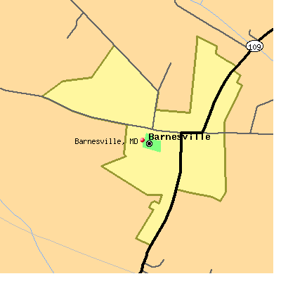 Barnesville map