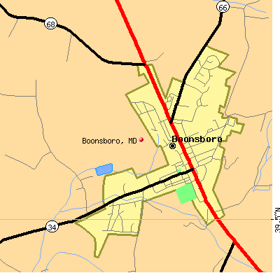 Boonsboro map