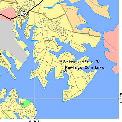 Bowleys Quarters map
