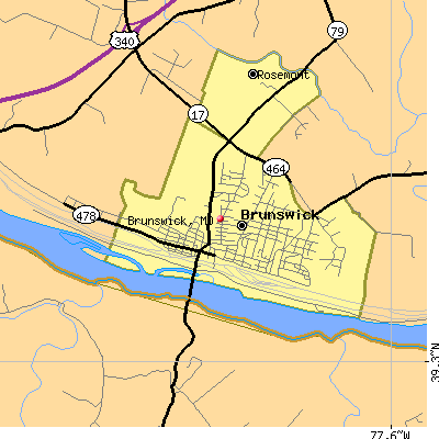 Brunswick map