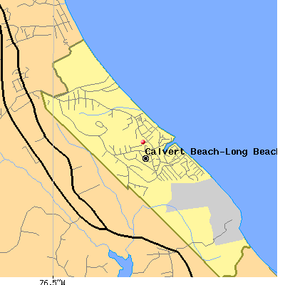 Calvert Beach-Long Beach map