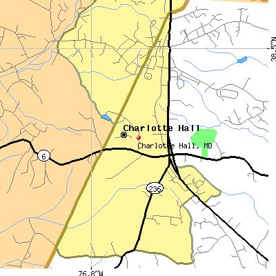 Charlotte Hall map