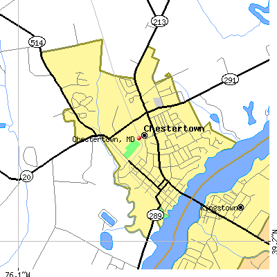 Chestertown map