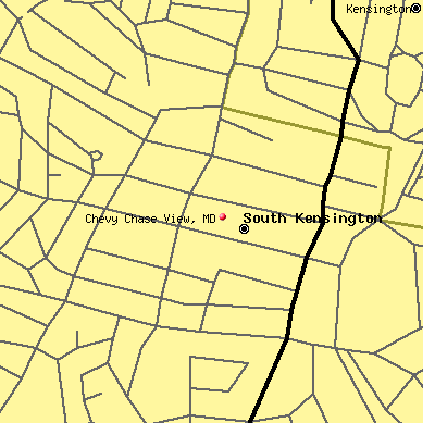 Chevy Chase View map