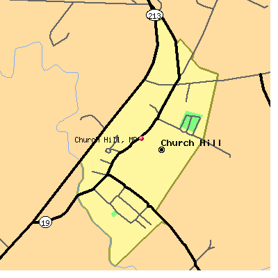 Church Hill map