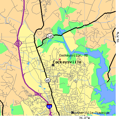 Cockeysville map