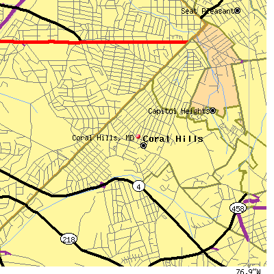 Coral Hills map