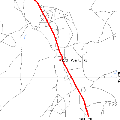 Rock Point map