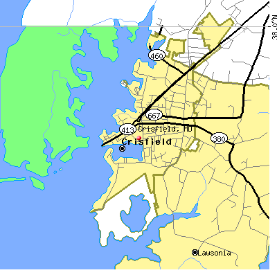 Crisfield map
