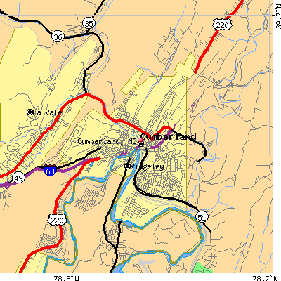 Cumberland map