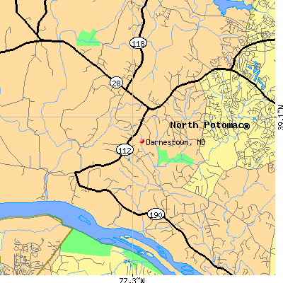 Darnestown map
