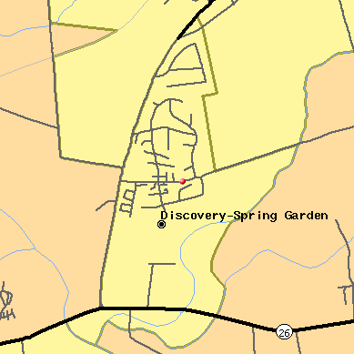 Discovery-Spring Garden map