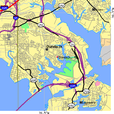 Dundalk map