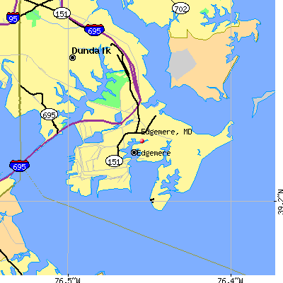 Edgemere map