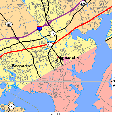 Edgewood map