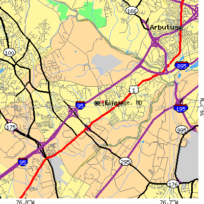 Elkridge map
