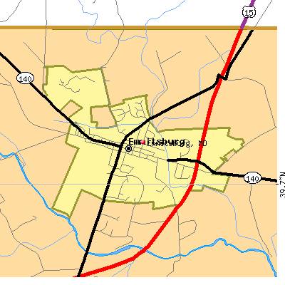 Emmitsburg map