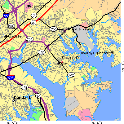 Essex map