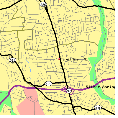 Forest Glen map