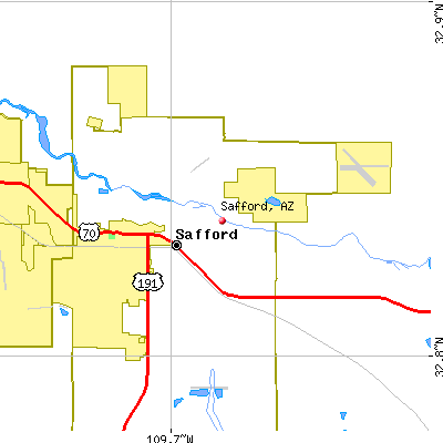 Safford map