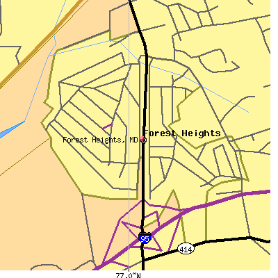 Forest Heights map