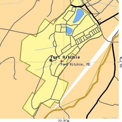 Fort Ritchie map