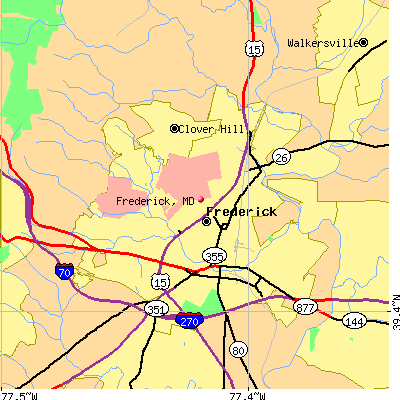 Frederick map