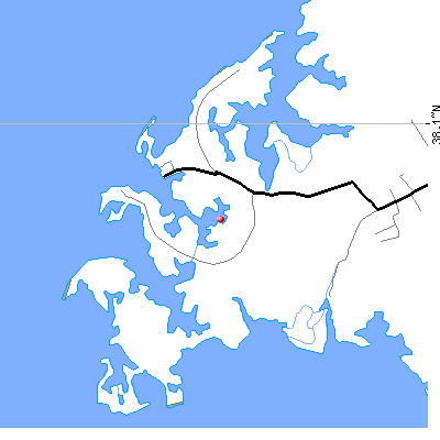 Frenchtown-Rumbly map
