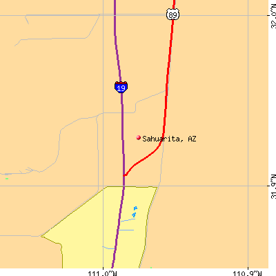 Sahuarita map
