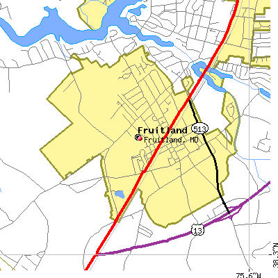 Fruitland map