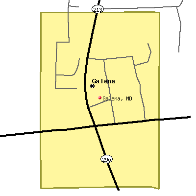 Galena map