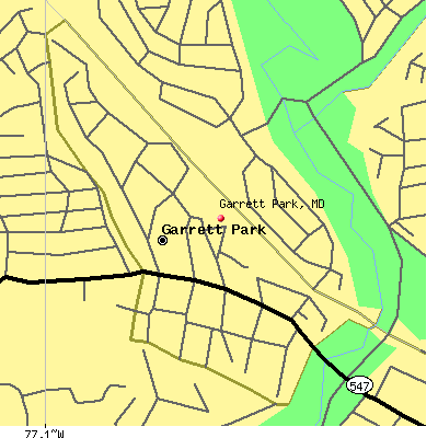 Garrett Park map
