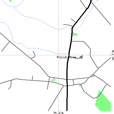 Girdletree map