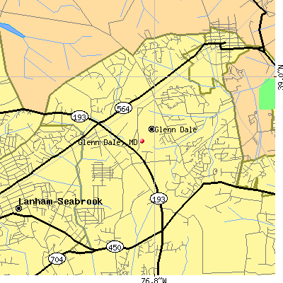 Glenn Dale map