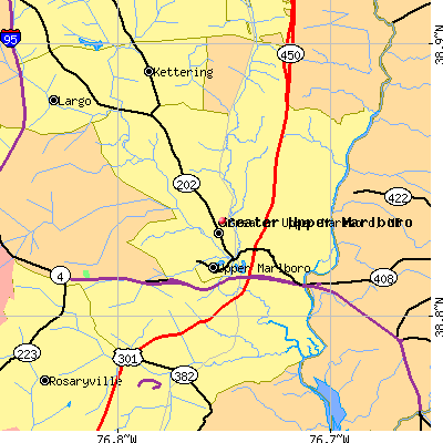 Greater Upper Marlboro map