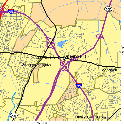 Greenbelt map