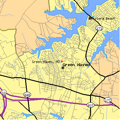 Green Haven map