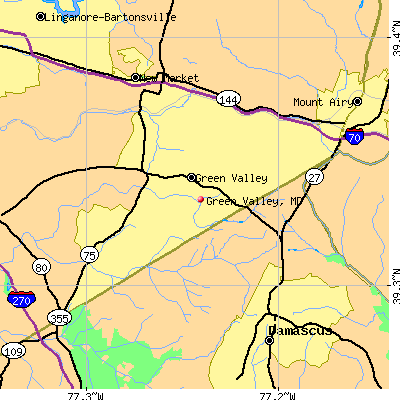 Green Valley map