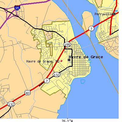 Havre de Grace map