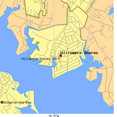 Hillsmere Shores map