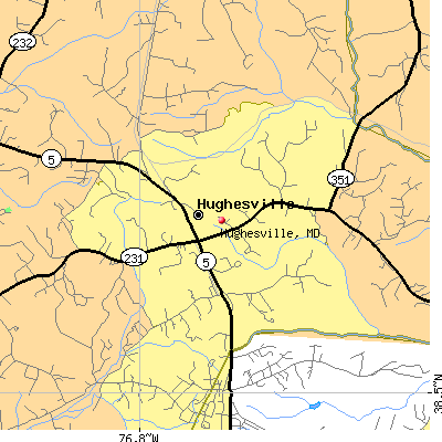 Hughesville map
