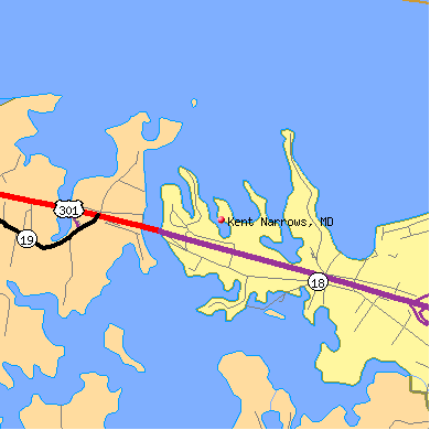Kent Narrows map