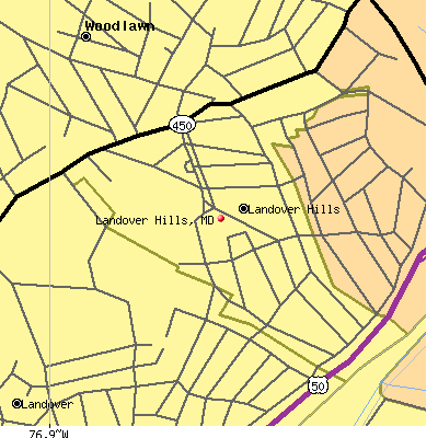 Landover Hills map