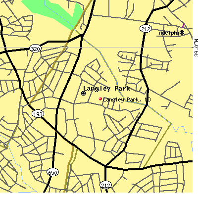 Langley Park map