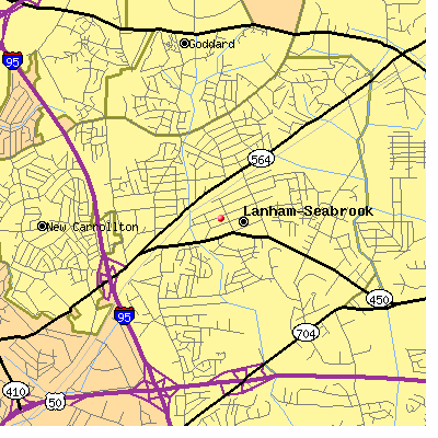 Lanham-Seabrook map